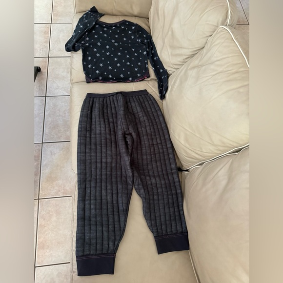 NWOT FREE PEOPLE INTIMATELY BLACK QUILTED LOVE PAJAMAS SET. MSRP $128 - Picture 12 of 17